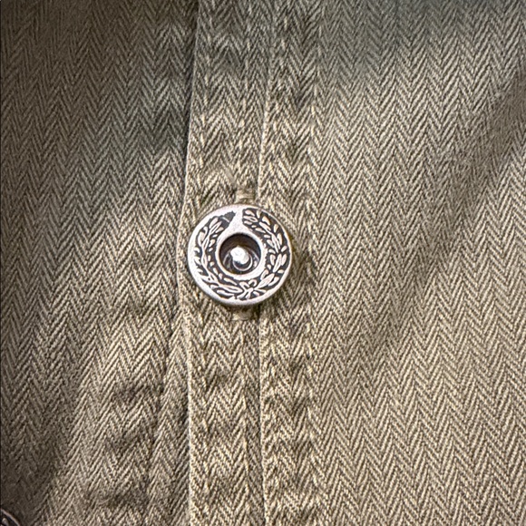 Free People Green Utility Jacket, Size Small, EUC - Picture 8 of 10